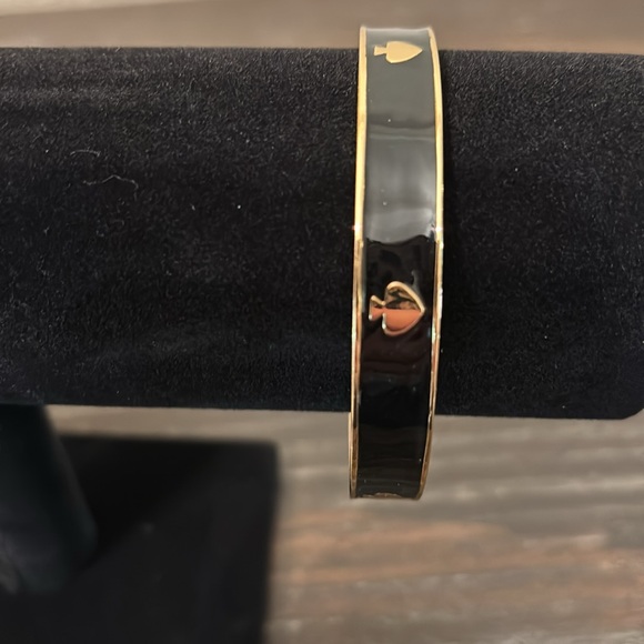 Black and Gold Bangle Bracelet - Picture 3 of 3